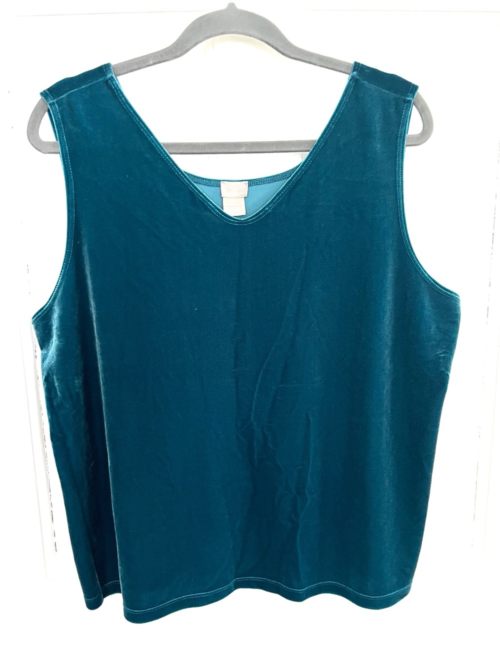 Chico’s Travelers 3P equivalent to XLP Teal Velvet Top